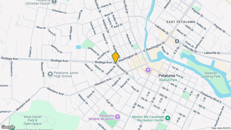 203 Howard St Map and Location Details