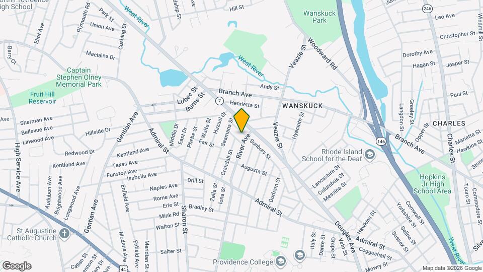 198 Sunbury St Map and Location Details