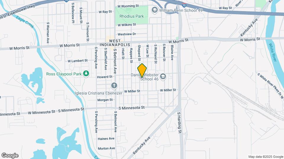 1421 Shepard St Map and Location Details