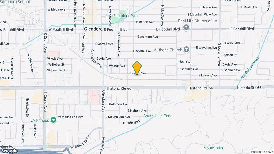 536 E Lemon Ave Map and Location Details