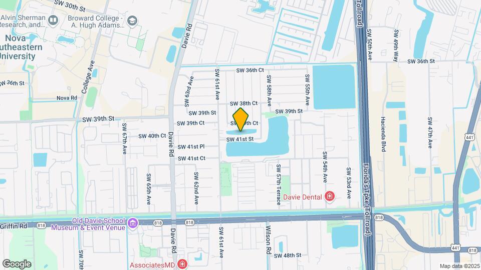 5991 SW 41st St Map and Location Details
