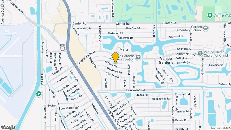 345 Hillview Rd Map and Location Details