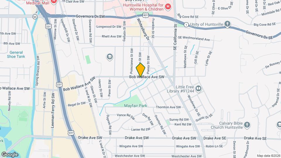 2406 Bonita Dr SW Map and Location Details