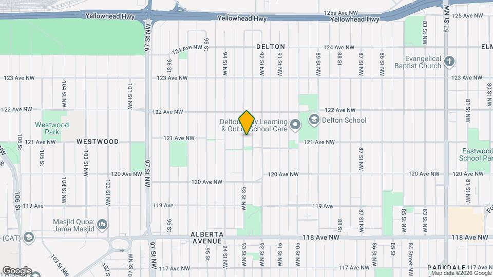 12115-12193 93 St NW Map and Location Details