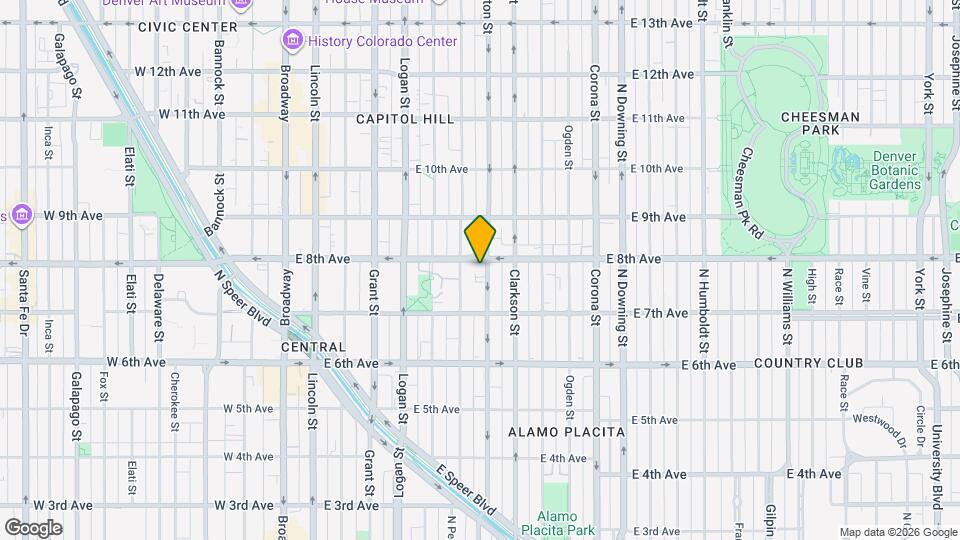 777 N Washington St, Unit 1002 Mapa y Detalles de la Ubicación