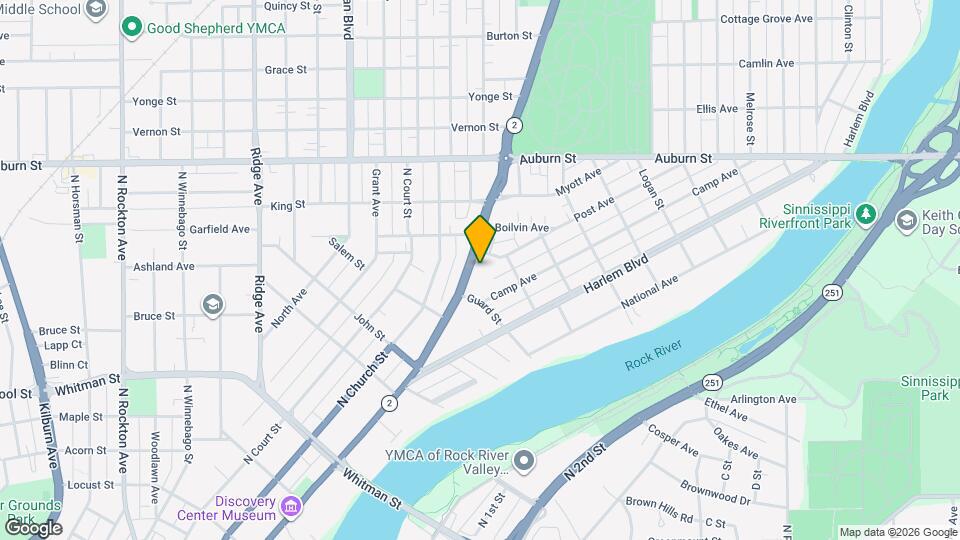 1259 N Main St Map and Location Details