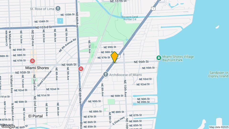 904 NE 96th St Map and Location Details