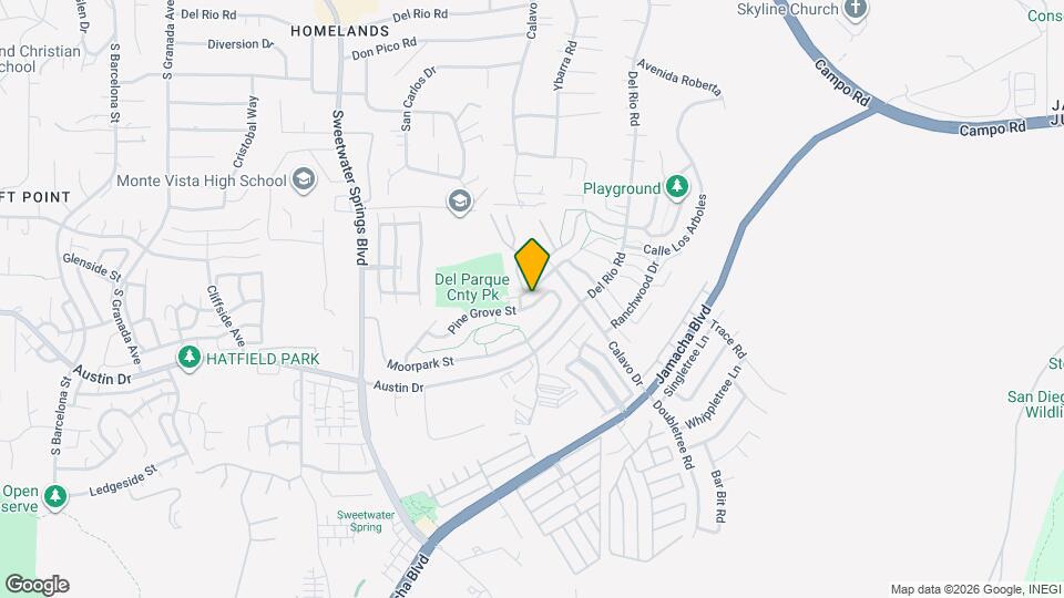 10518 Pine Grove St Map and Location Details