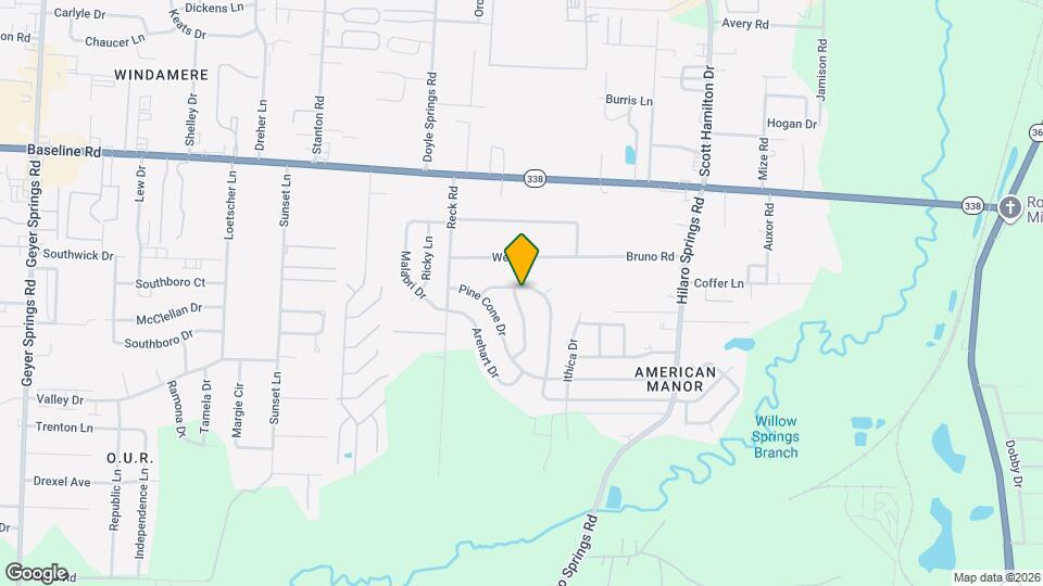 4013 Wooddale Dr Map and Location Details