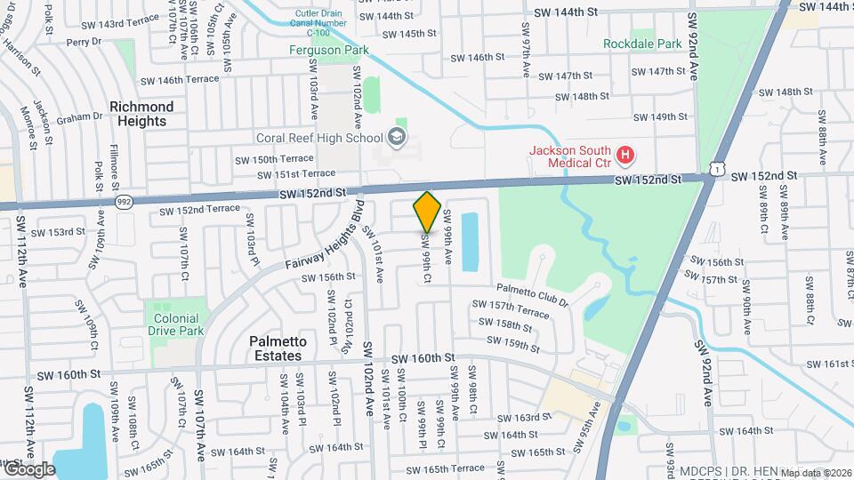 15445 SW 99th Ct Map and Location Details