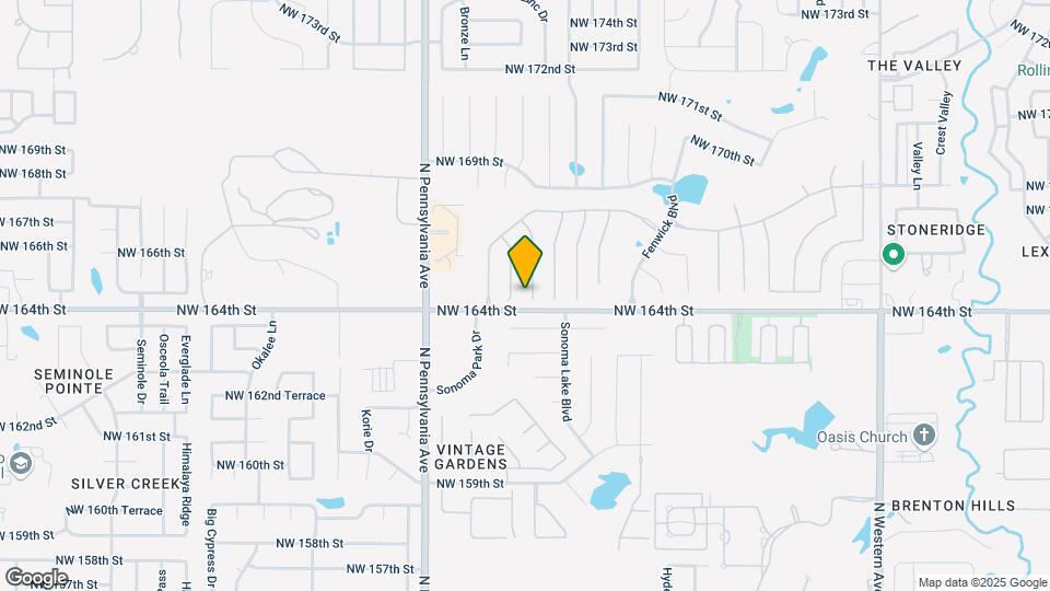 16505 Moorgate Ln Map and Location Details