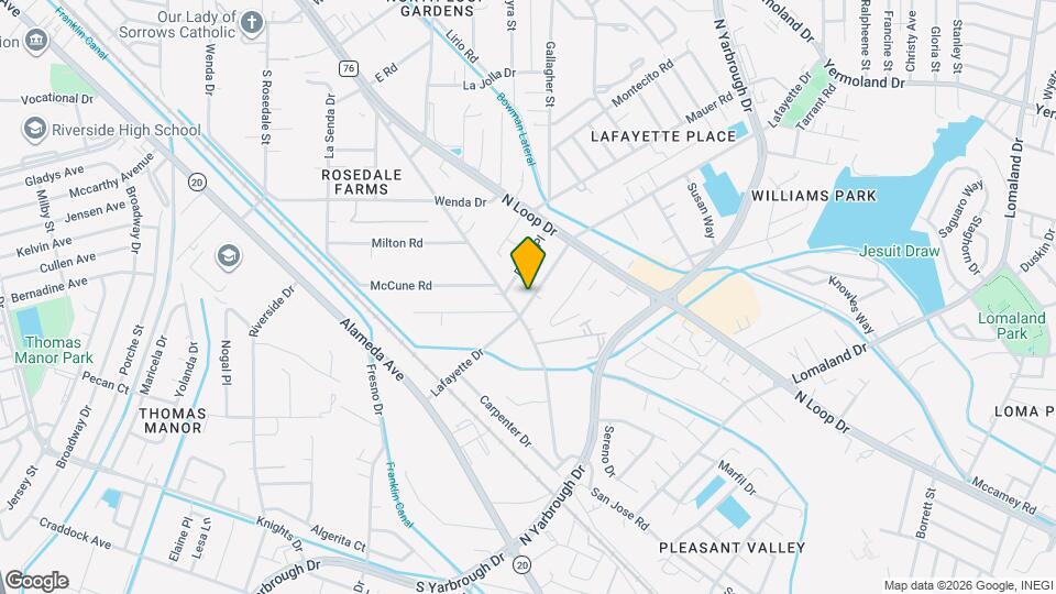 411 Lafayette Dr Map and Location Details