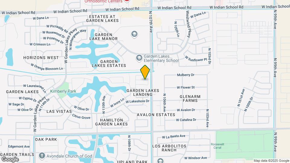 10725 W Laurelwood Ln Map and Location Details