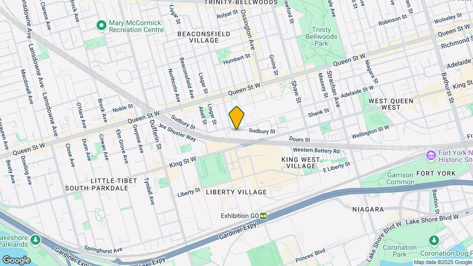 1-47 Sudbury St Map and Location Details