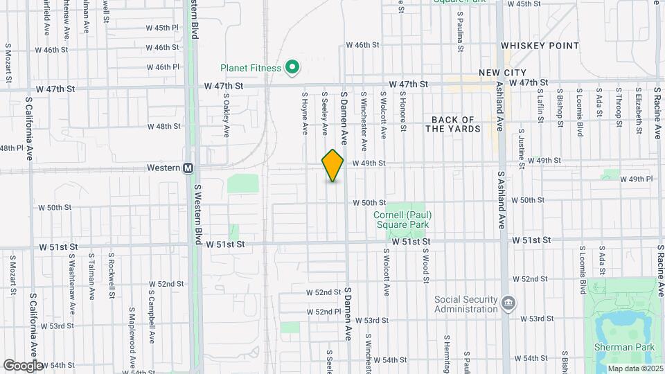 4937 S Seeley Ave, Unit 1 Map and Location Details