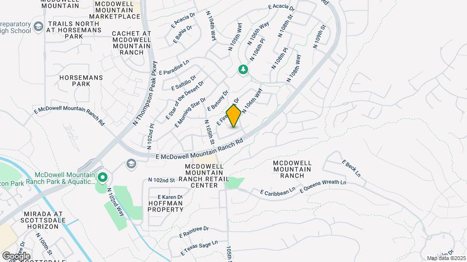 10564 E Tierra Buena Ln Map and Location Details
