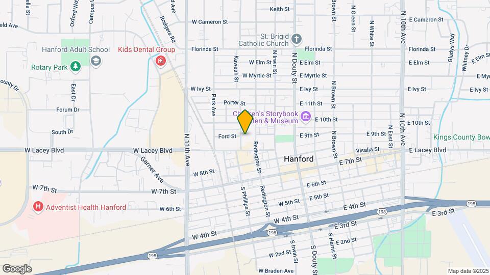 419 Kaweah st Map and Location Details
