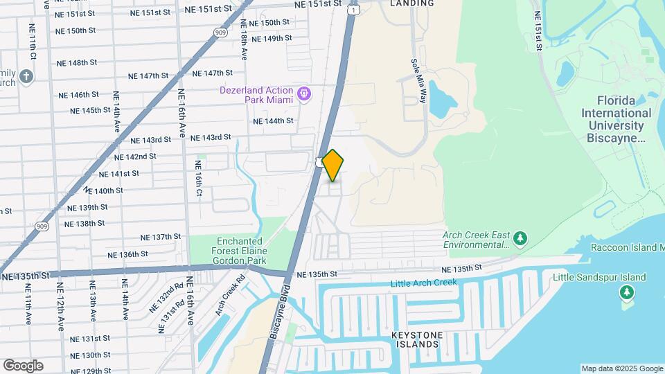 13921 NE 20th Ct Map and Location Details
