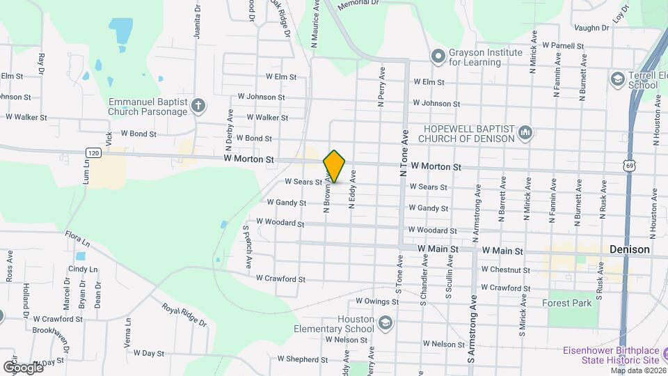 1326 W Sears St Map and Location Details