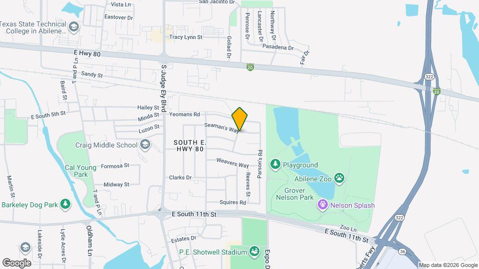 701 Tabard Trail Map and Location Details