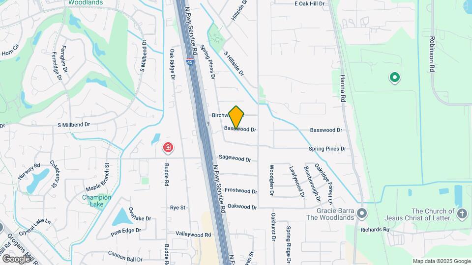 214 Basswood Dr Map and Location Details