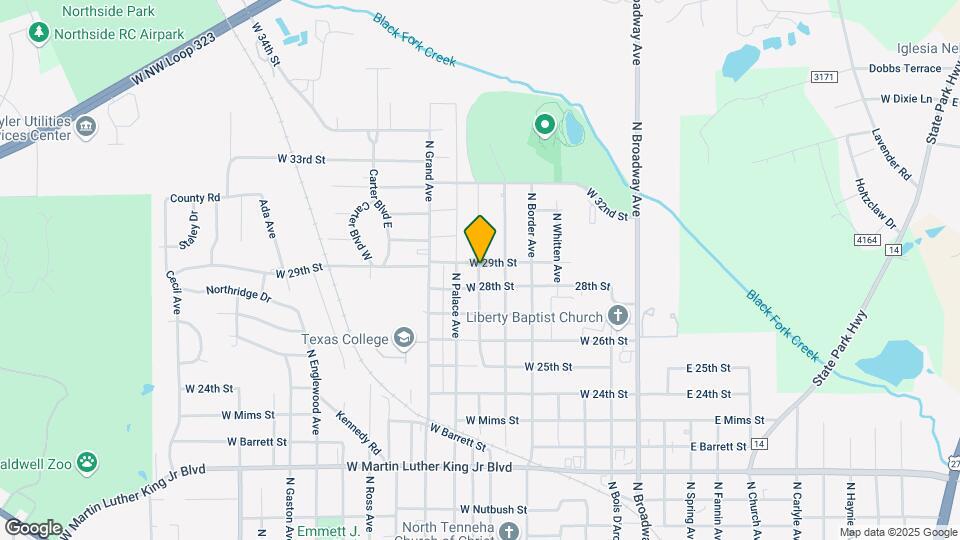 3021 N Tenneha Ave Map and Location Details