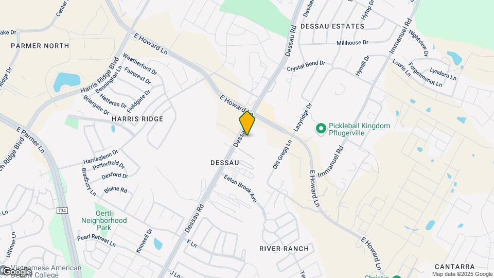 13301 Dessau Rd Mapa y Detalles de la Ubicación