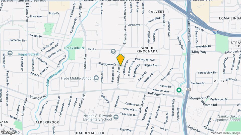 10630 S Tantau Ave Map and Location Details