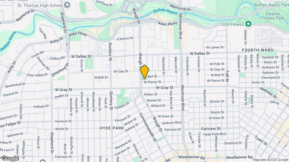 1338 W Pierce St Map and Location Details