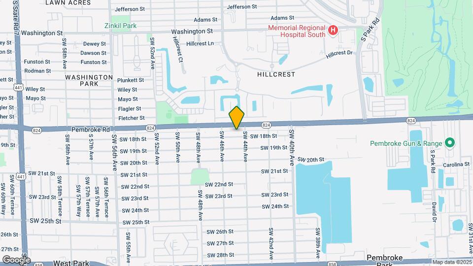 4441 SW 18th St Map and Location Details