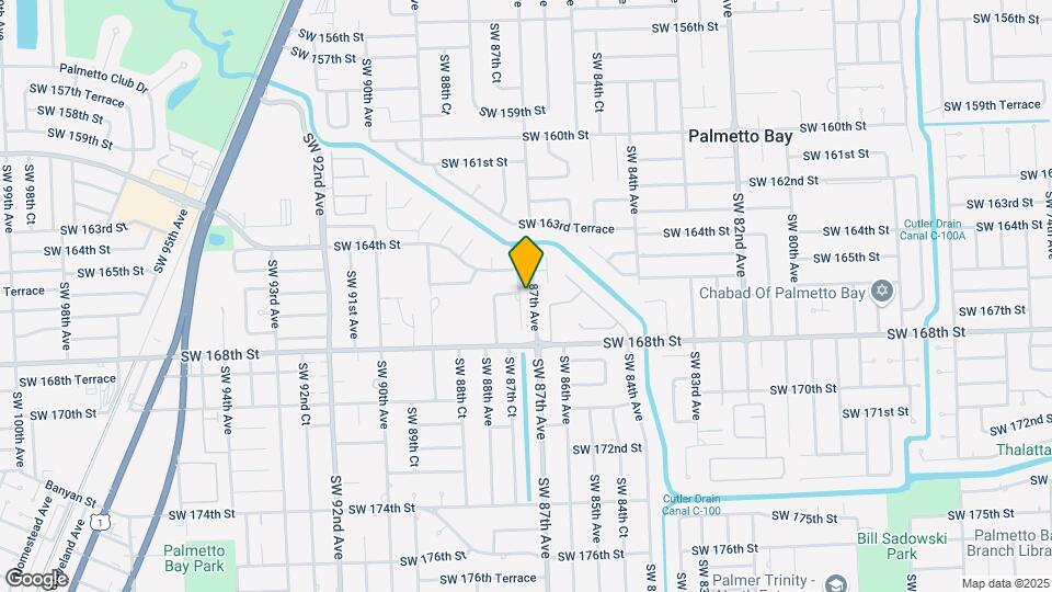 16601 SW 87th Ct Map and Location Details
