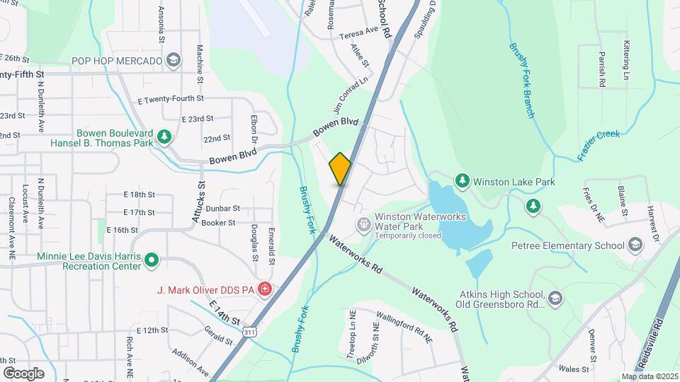 2921 New Walkertown Rd Map and Location Details