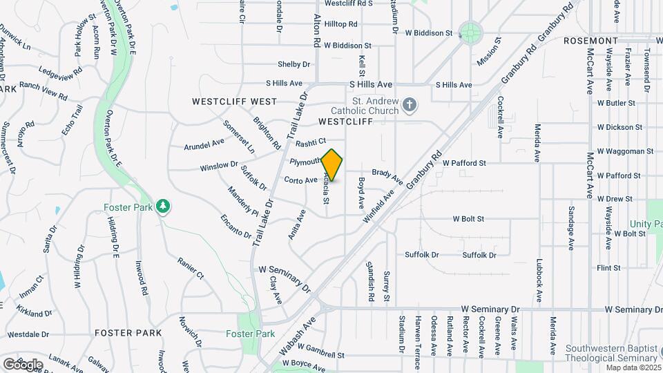 4009 Acacia St Map and Location Details