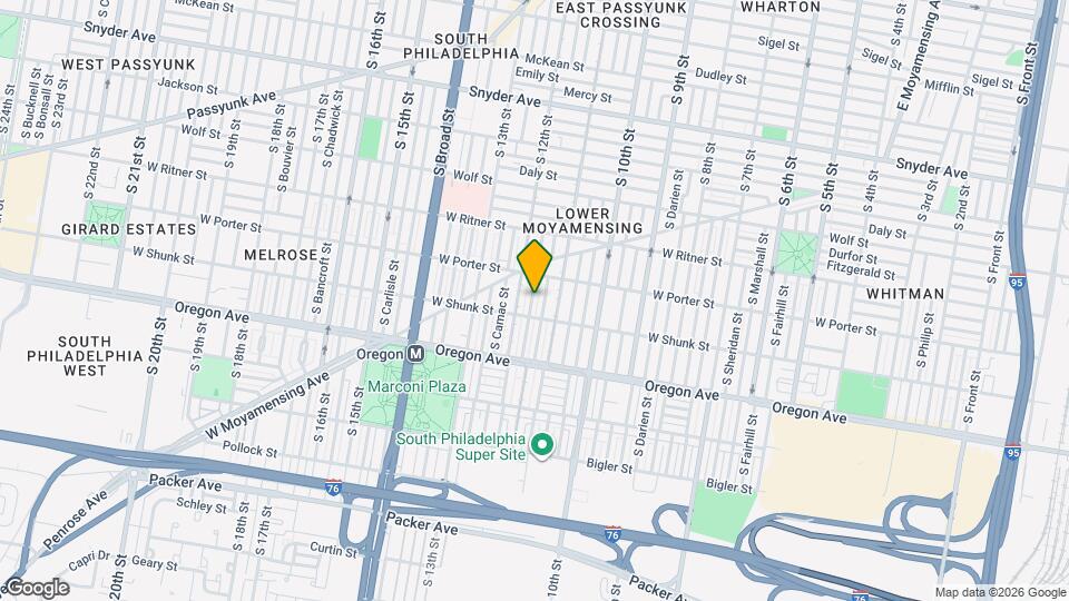 2535 S Sartain St Map and Location Details