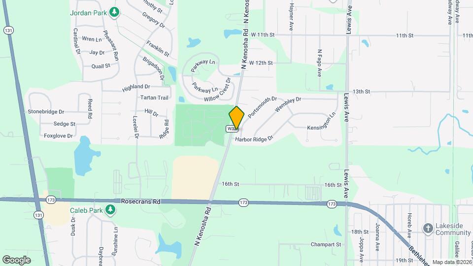 3616 Portsmouth Dr Mapa y Detalles de la Ubicación