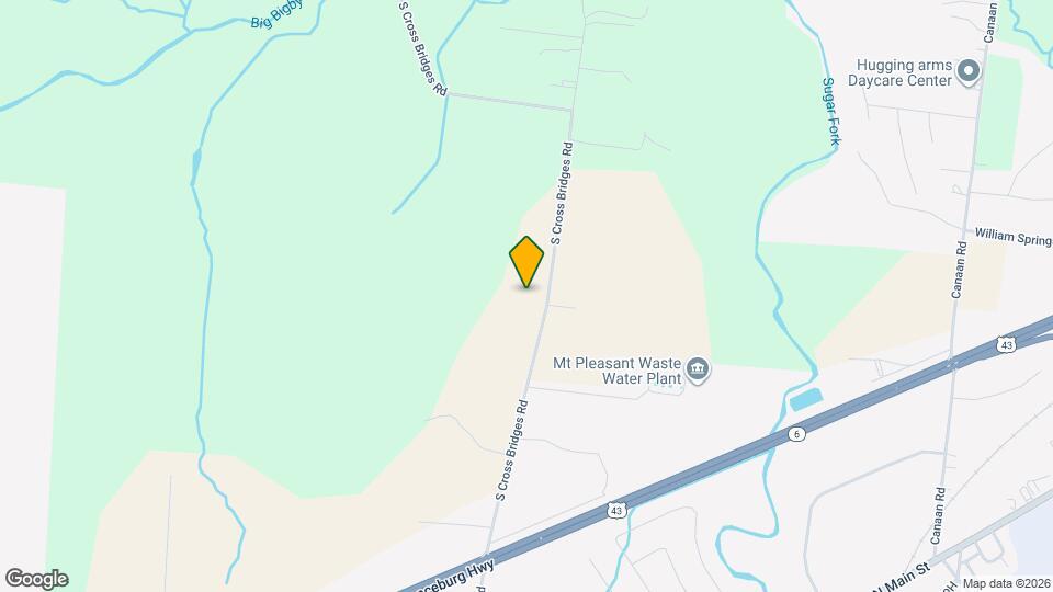 935 S Cross Bridges Rd Map and Location Details