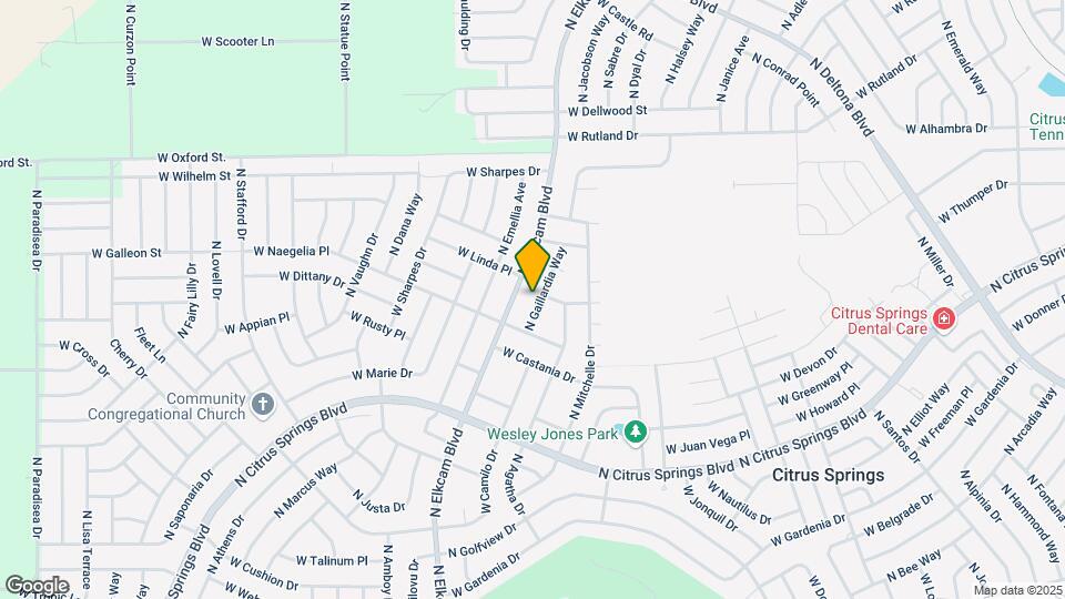 9640 N Gaillardia Way Map and Location Details