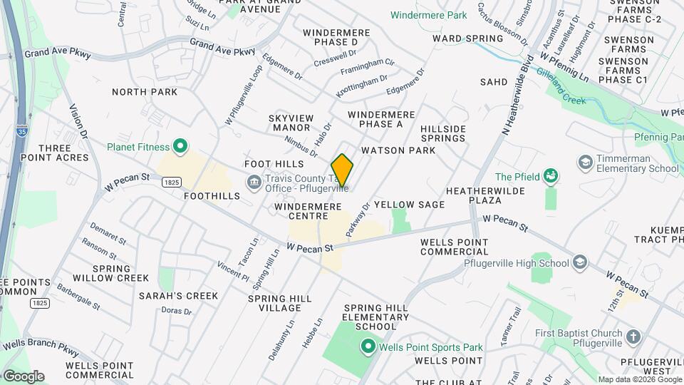 16005 Stoneham Cir Map and Location Details