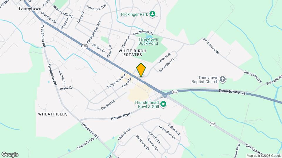 513 E Baltimore St Map and Location Details