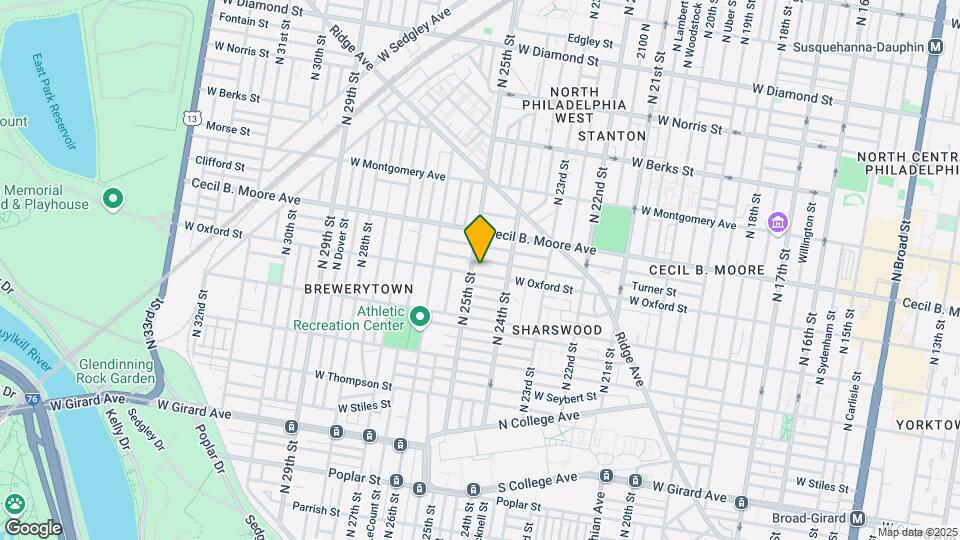 2439 W Oxford St, Unit 1 Map and Location Details