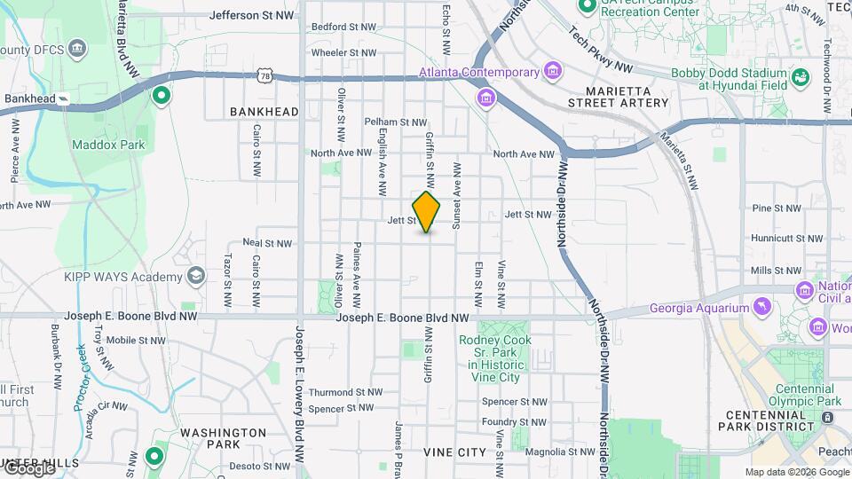 438 Griffin St NW Map and Location Details