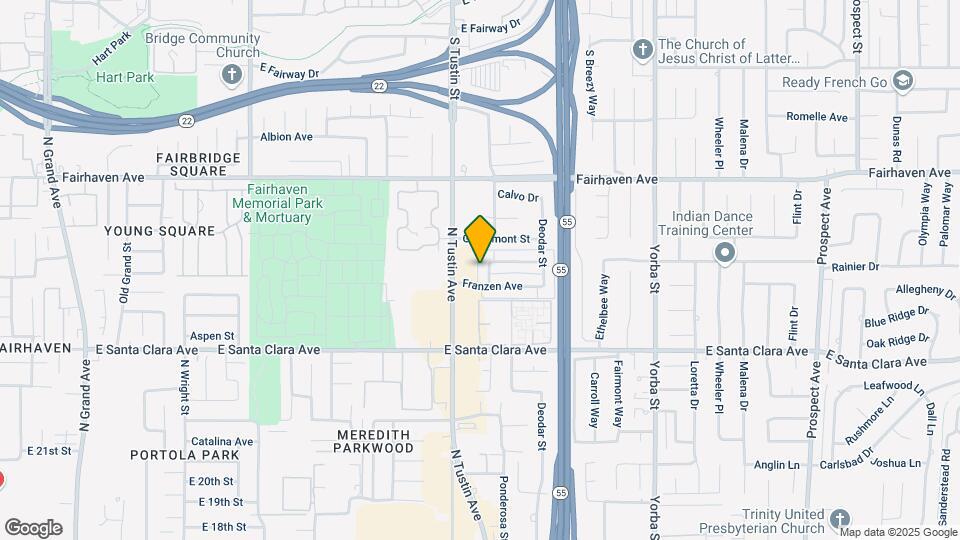 2418 Ponderosa St Map and Location Details