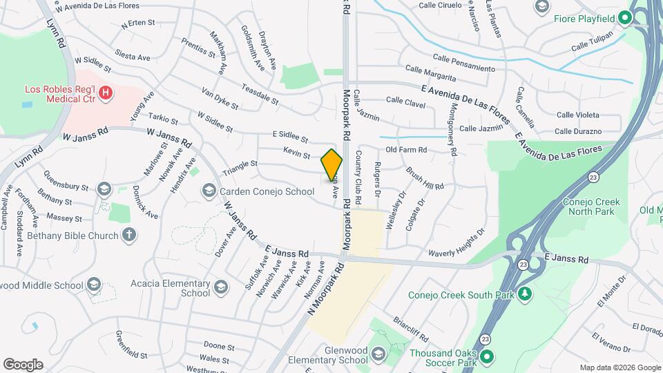 1863 Burleson Ave Map and Location Details