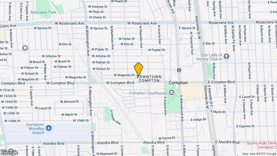 436 W Magnolia St Map and Location Details