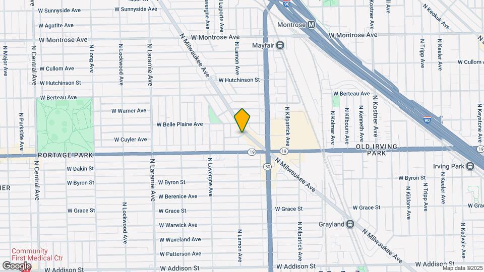 4909 W Cuyler Ave-Unit -Unit 3 Map and Location Details