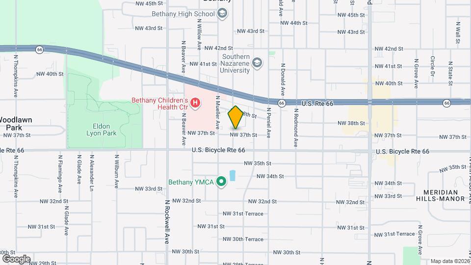 6715 NW 37th St Map and Location Details