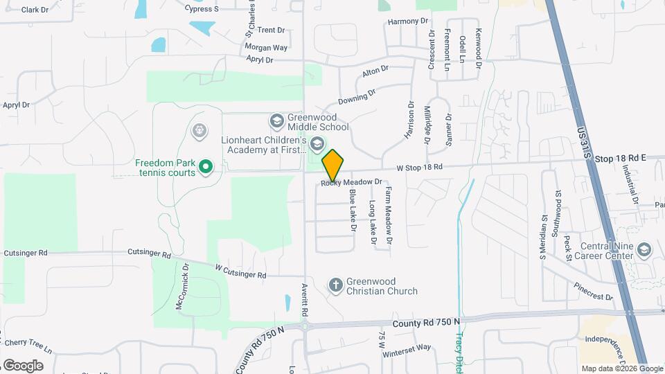 643 Rocky Meadow Dr Mapa y Detalles de la Ubicación