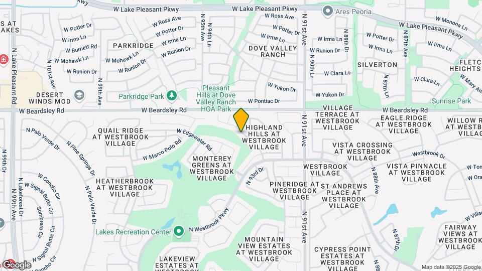 9343 W Escuda Dr Map and Location Details