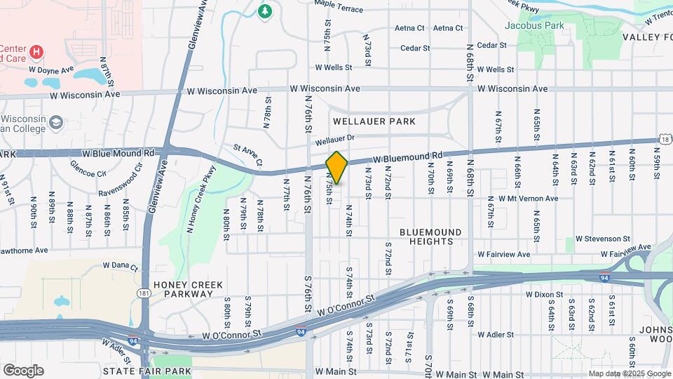 226 N 75th St Map and Location Details