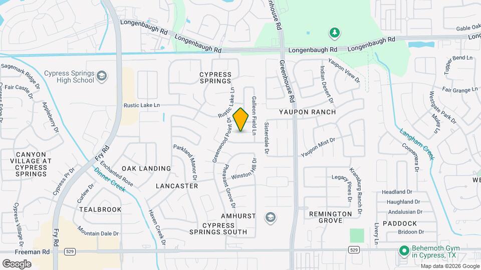 19835 Creston Cove Ct, Unit 101 Mapa y Detalles de la Ubicación